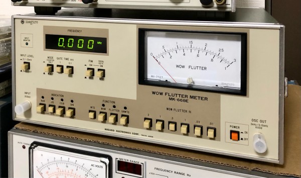 たまには測定器でもいいですか？「目黒のワウフラッター計 「MK-668E