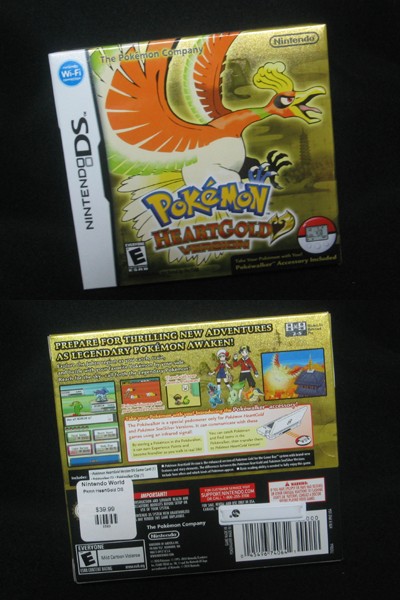 北米版HG Pokemon HEARTGOLD VERSION をご紹介！ : 有栖のポケモン日記