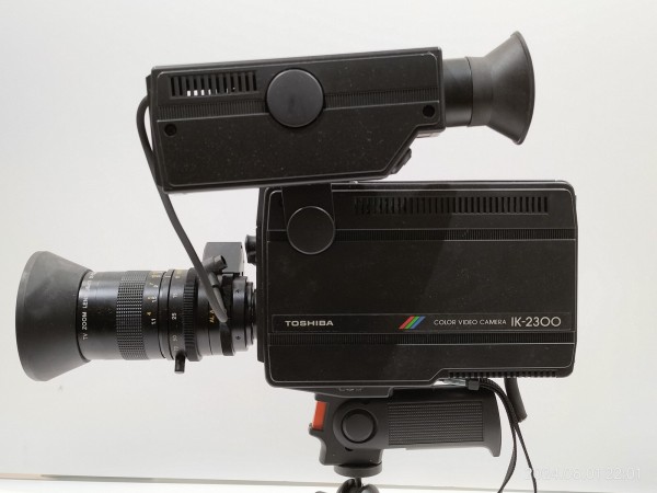 1980/昭和55/TOSHIBA/IK-2300/撮像管ビデオカメラ/Cマウント/キヤノン