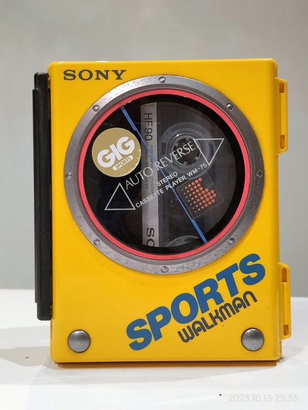 1985/昭和60/SONY/WM-75/Walkman SPORTS/GIGシリーズ/ウォークマン