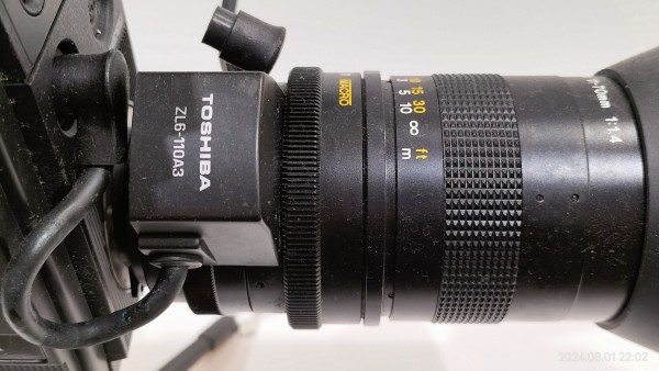 1980/昭和55/TOSHIBA/IK-2300/撮像管ビデオカメラ/Cマウント/キヤノン