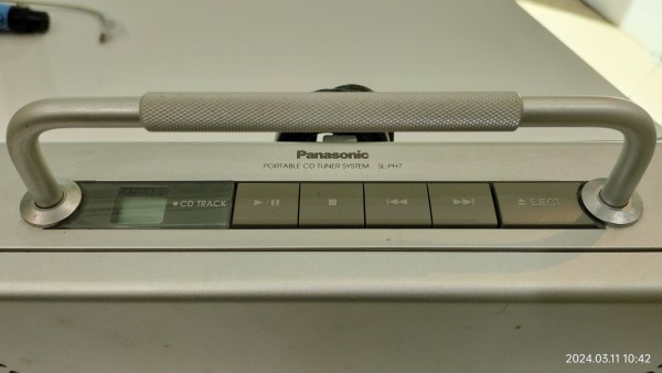 1997/平成9/Panasonic/SL-PH7/ポータブルCDチューナーシステム/西堀晋