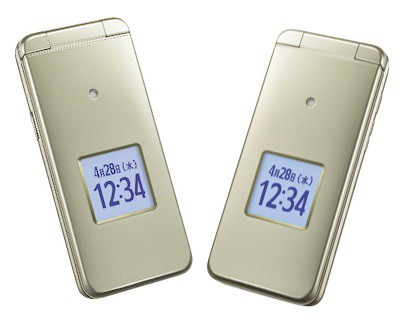 KDDI、au向け4G LTE＆VoLTE対応折りたたみ型フィーチャーフォン
