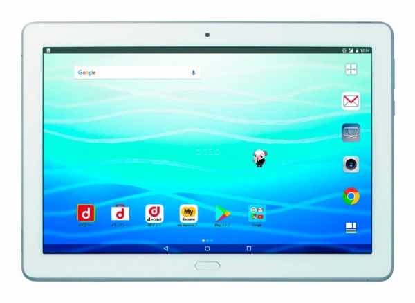NTTドコモ、シリーズ初の防水やPREMIUM 4Gに対応した10インチAndroid
