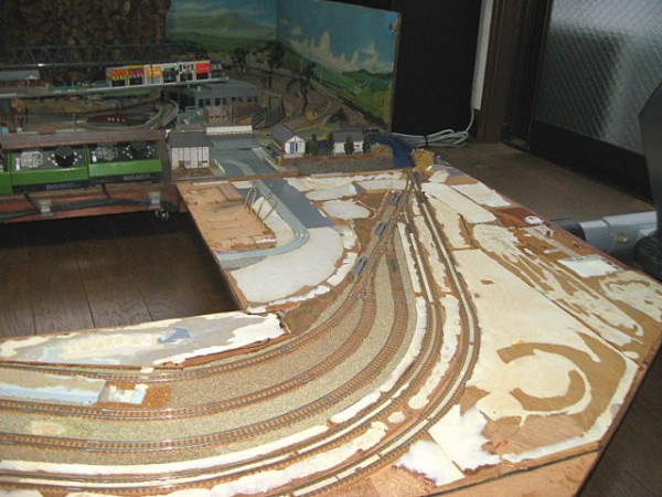 初代レイアウト解体 その1 : 片腕な模型鉄の日々