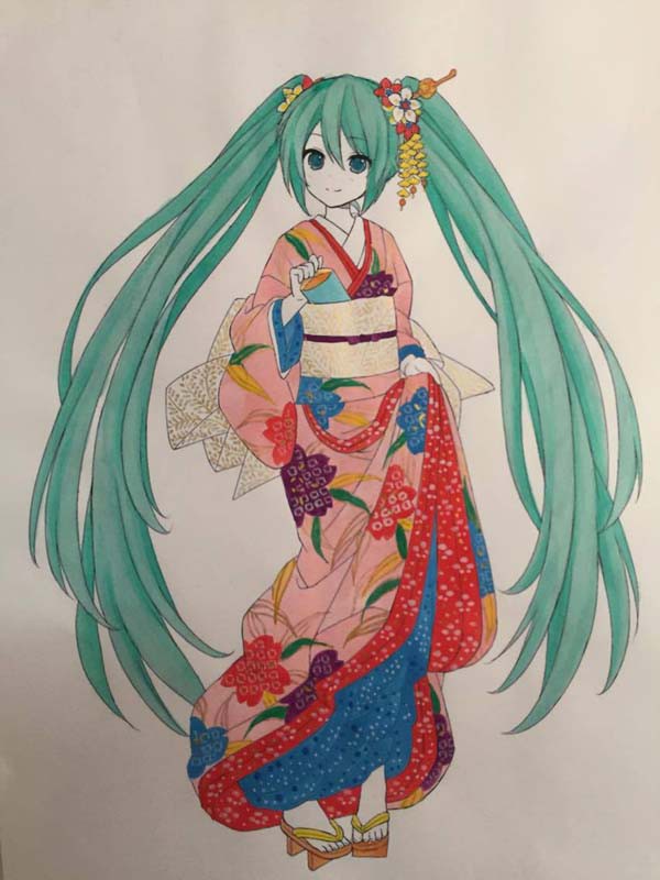 初音ミク 木版画「歌姫東海道初音未来」 : 芸艸堂 店主の日記