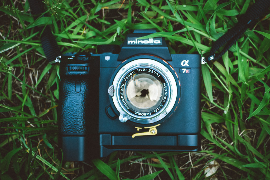 マウントアダプターあそび！小西六 Konishiroku Hexanon 50mm F1.9