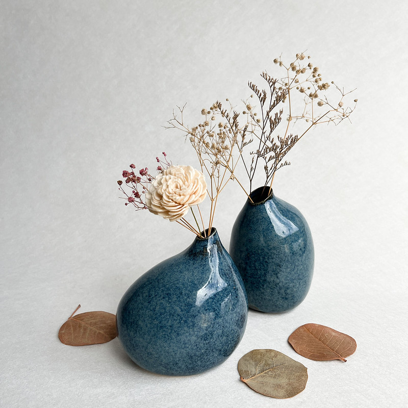 送料無料】台湾 花入 花瓶 陶芸 手作り陶器 ツーもち-陶磁器 - Pinkoi