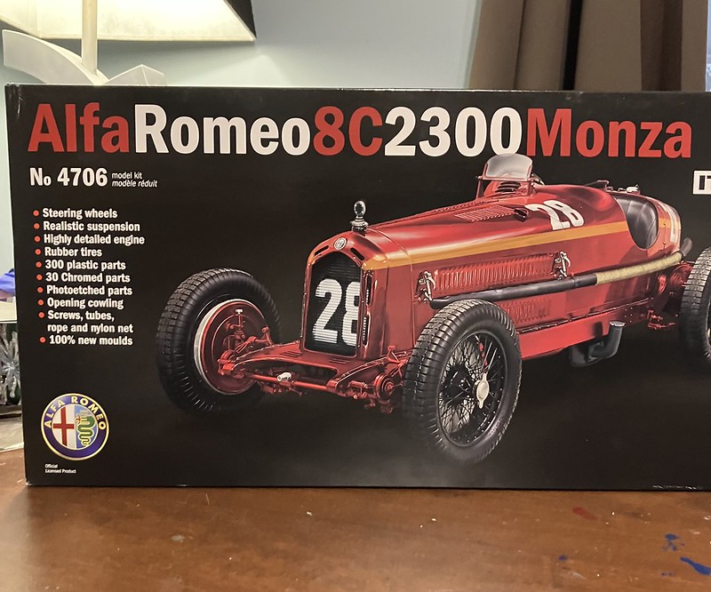 Alfa Romeo 8C 2300 Monza - Italeri 1:12 - Work In Progress
