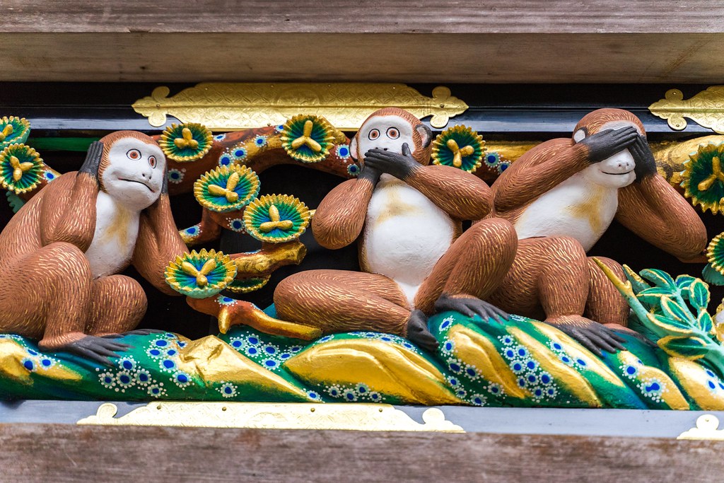 見ざる言わざる聞かざる 三猿の意味 日光東照宮 | KuroBox