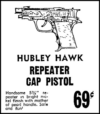 Vintage Hubley Hawk Toy Repeating Cap Pistol, No. 234R, Th… | Flickr