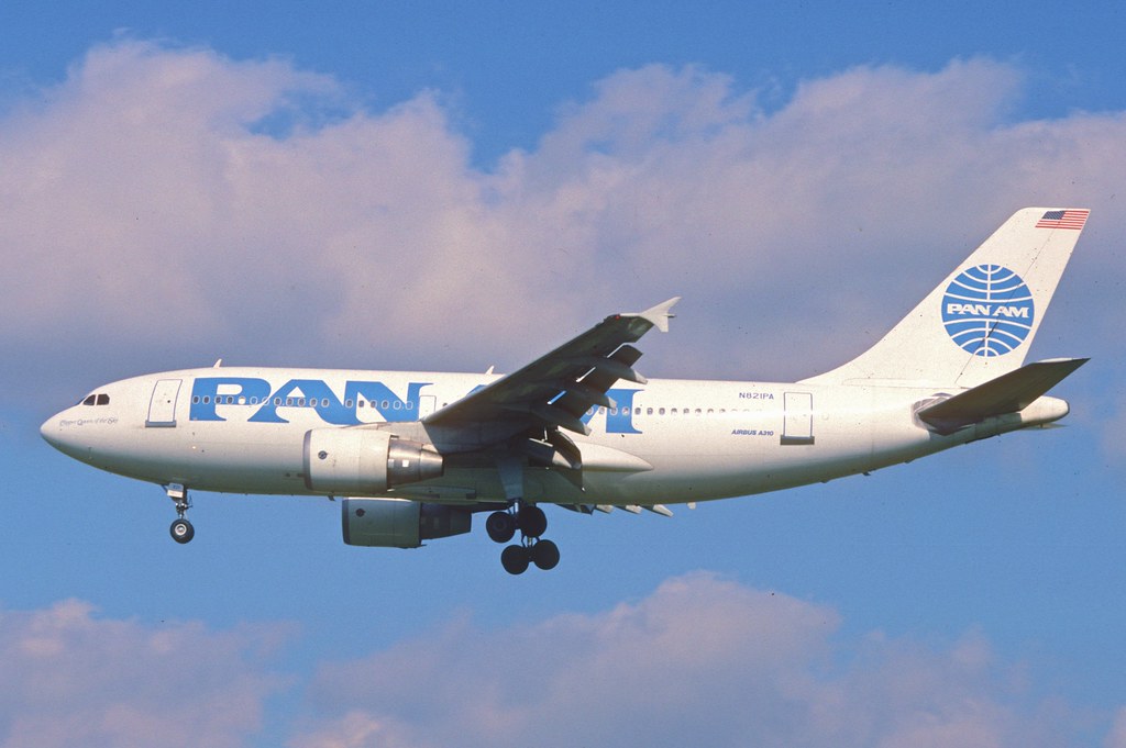 Pan Am Airbus A310-300; N821PA, May 1990/CIE | named 'Clippe… | Flickr