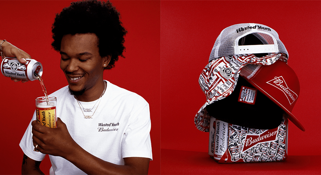 Wasted Youth x Budweiser 待望のアパレルコレクションが発売 – 時代を