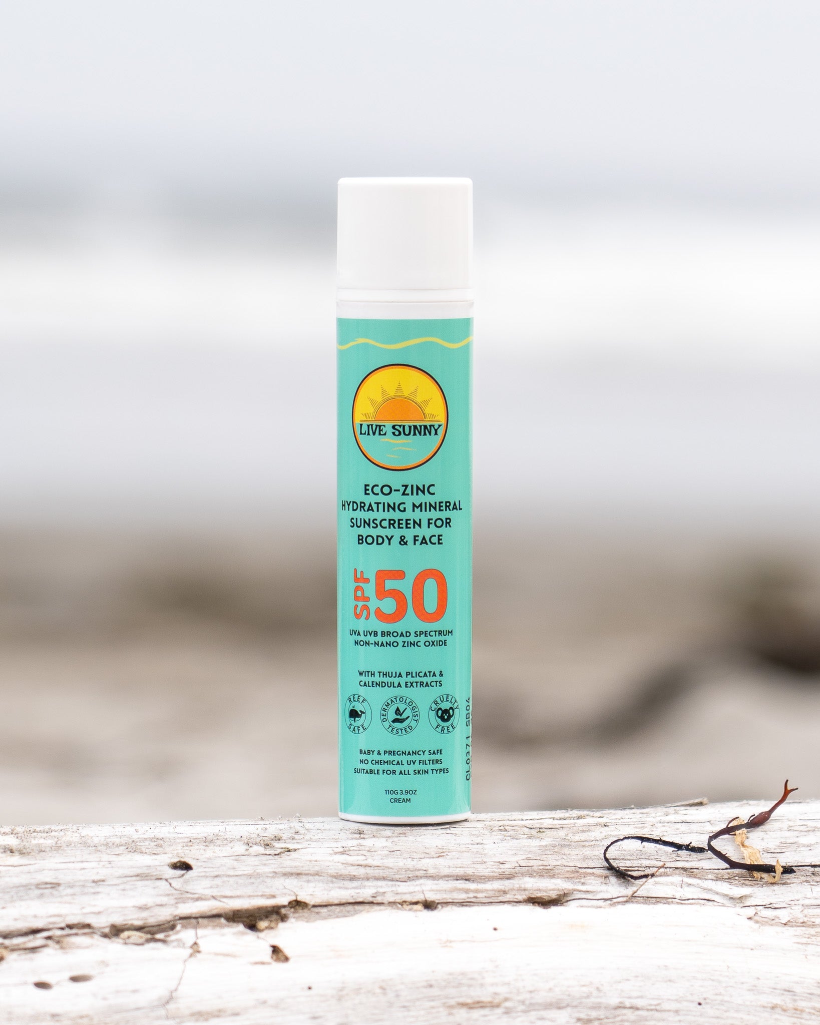 Eco-Zinc, Body & Face Sunscreen (non-tinted) – livesunnysunscreen