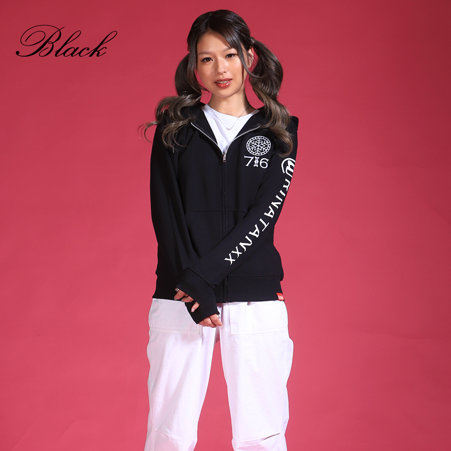 受注期間限定！安藤りなコラボ企画第2弾！コラボZIPパーカー◇安藤りな