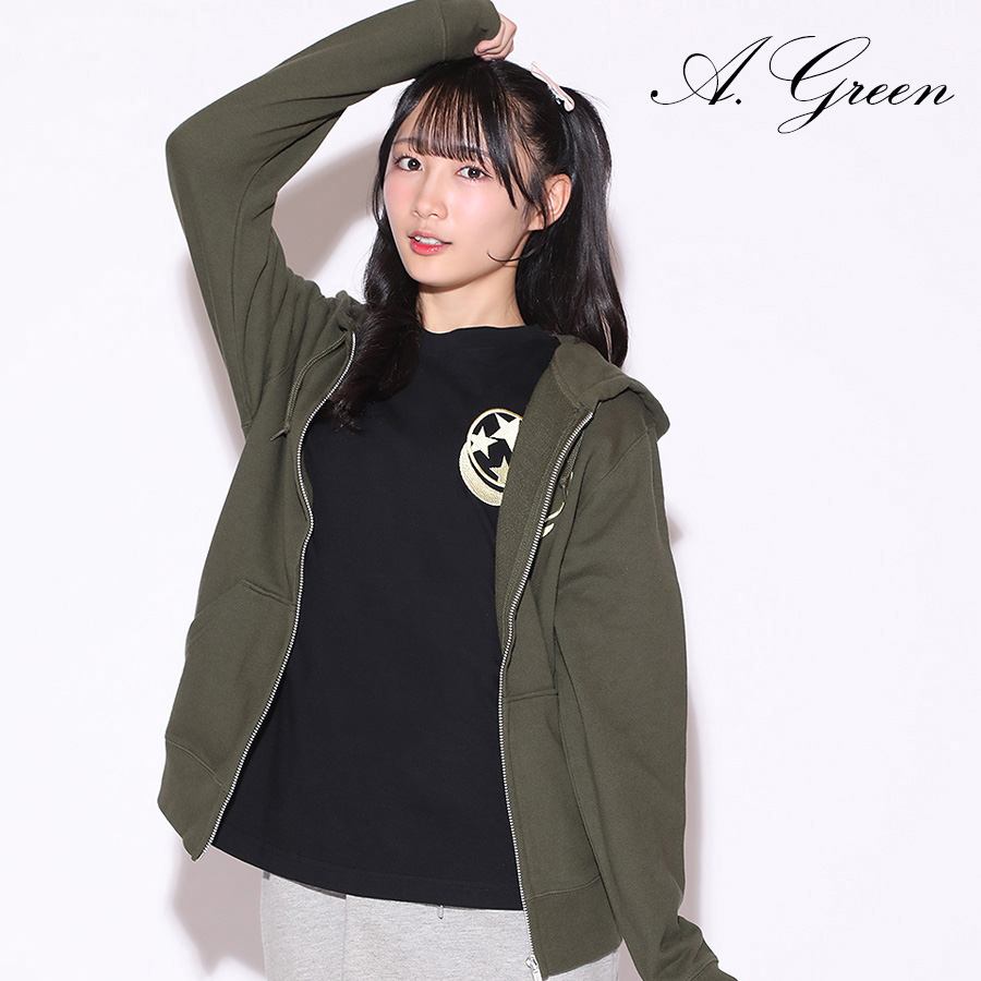 受注期間限定！柏綾菜（SUPER☆GiRLS）コラボ企画！コラボZIPパーカー