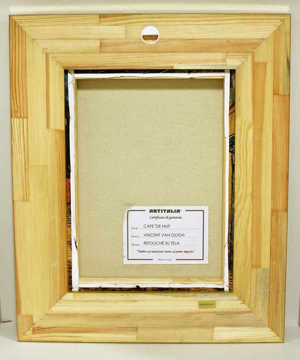 イタリア製 輸入雑貨 額絵 アートフレーム ヴィンセント ゴッホ ナイト