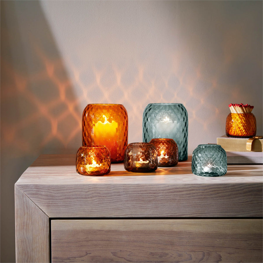 LSA Dapple ダップル Tealight Holder/Vase H7cm (ウッドランド