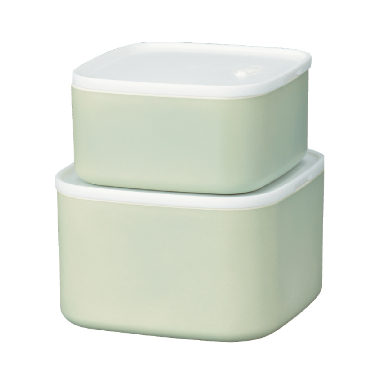 保存容器 さっと洗える保存容器 角 2個セット （ プラスチック 密閉