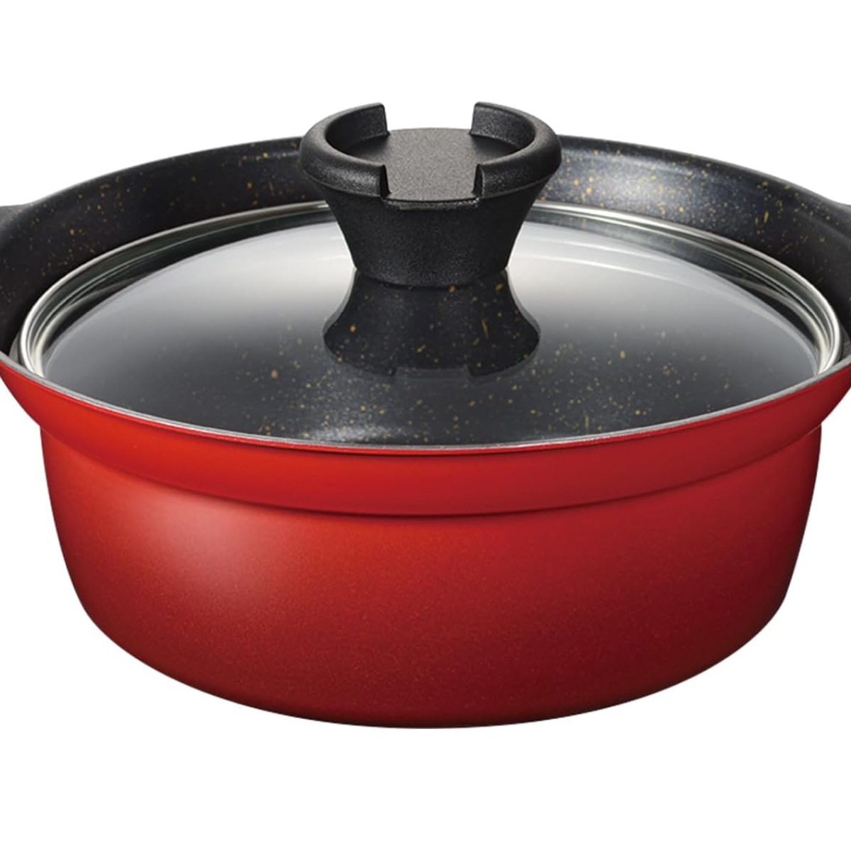 dショッピング |卓上鍋 18cm IH対応 ガラス蓋付き フチ付き なごみ丈膳