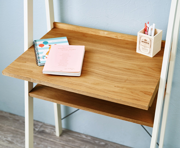 ウッドラック オープンラック デスクタイプ カントリー調 約幅65cm