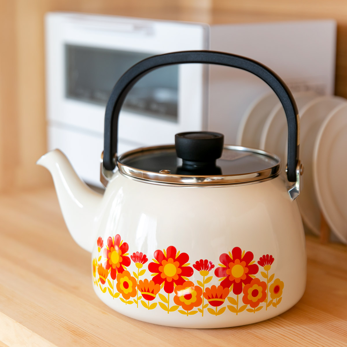 やかん 2.5L IH対応 メモリーズ サンフラワー ケトル （ ガス火 IH