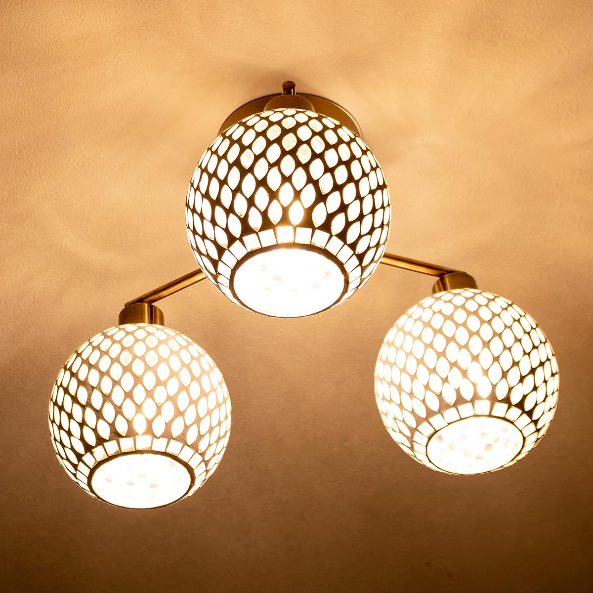 シーリングライト レフティア 3灯 E26 13W LED 電球付き （ 照明