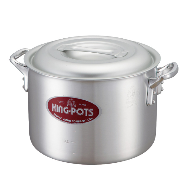 寸胴鍋 半寸胴鍋 ガス火専用 約46L 45cm 業務用 キングポット （ ガス