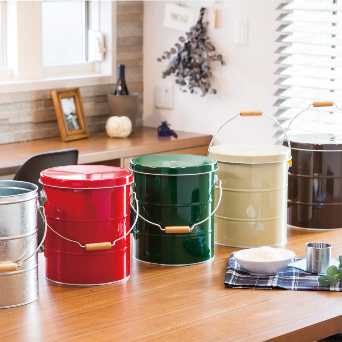 dショッピング |米びつ 5kg オバケツ OBAKETSU ライスストッカー （ 米