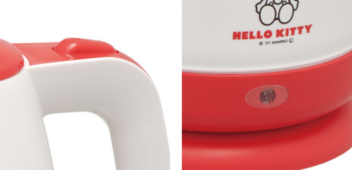 電気ケトル 1.1L ハローキティ タイニーチャム 電気ポット （ 電気