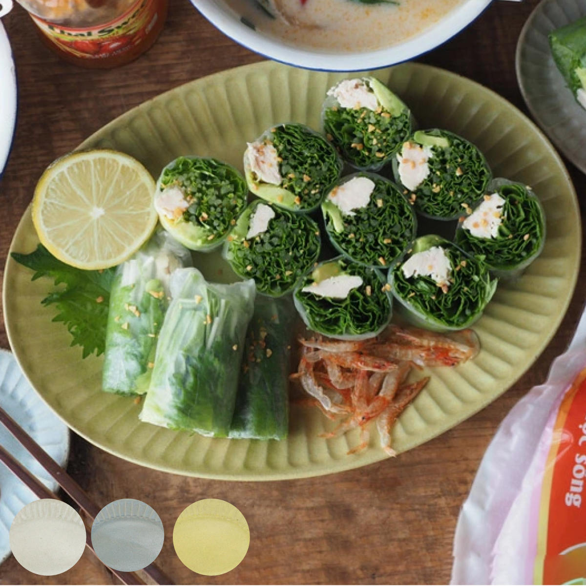 プレート 24.5cm M オーバル ひらひらの器 Bread&Rice パンとごはんと