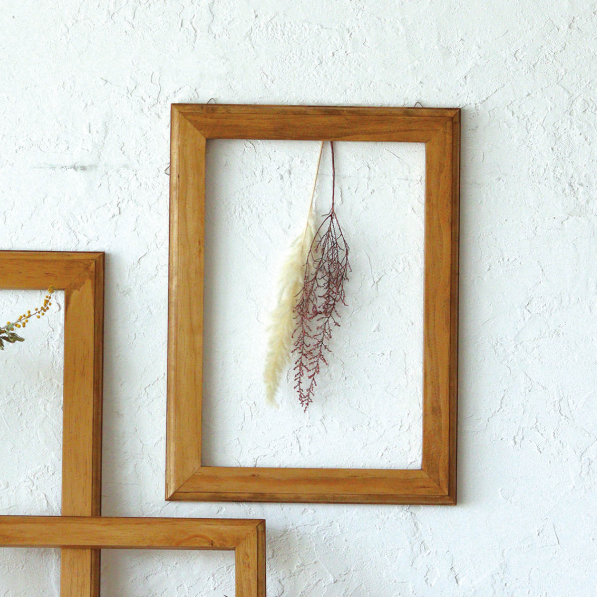 オブジェ ナインマーケ パイン フレーム M 天然木 （ 枠のみ 木製