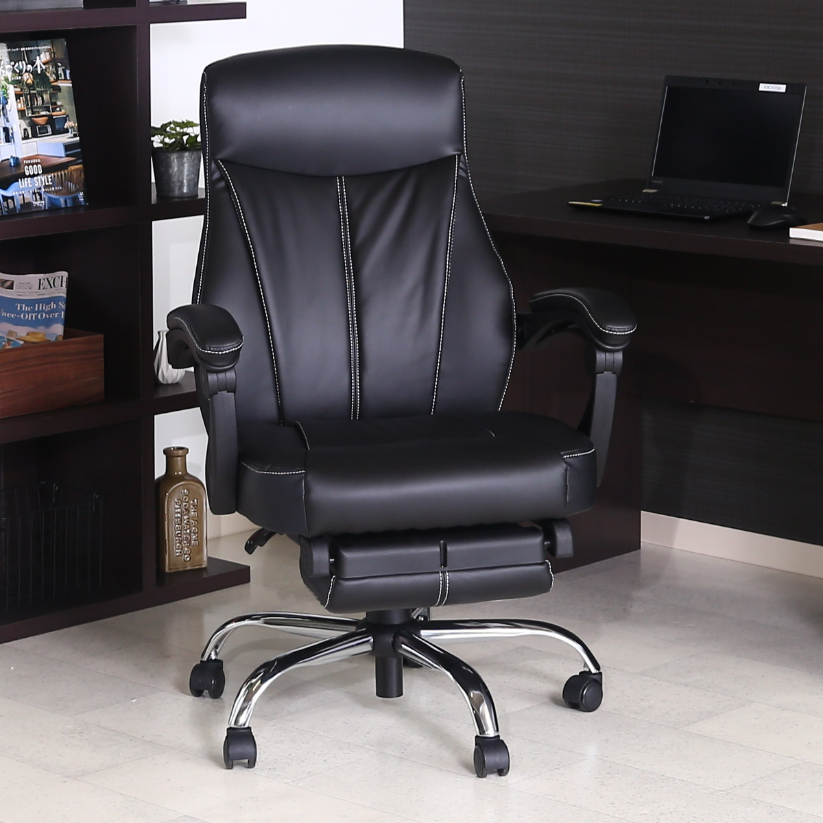 リクライニングチェア 座面高42～50cm ゼクス （ デスクチェア