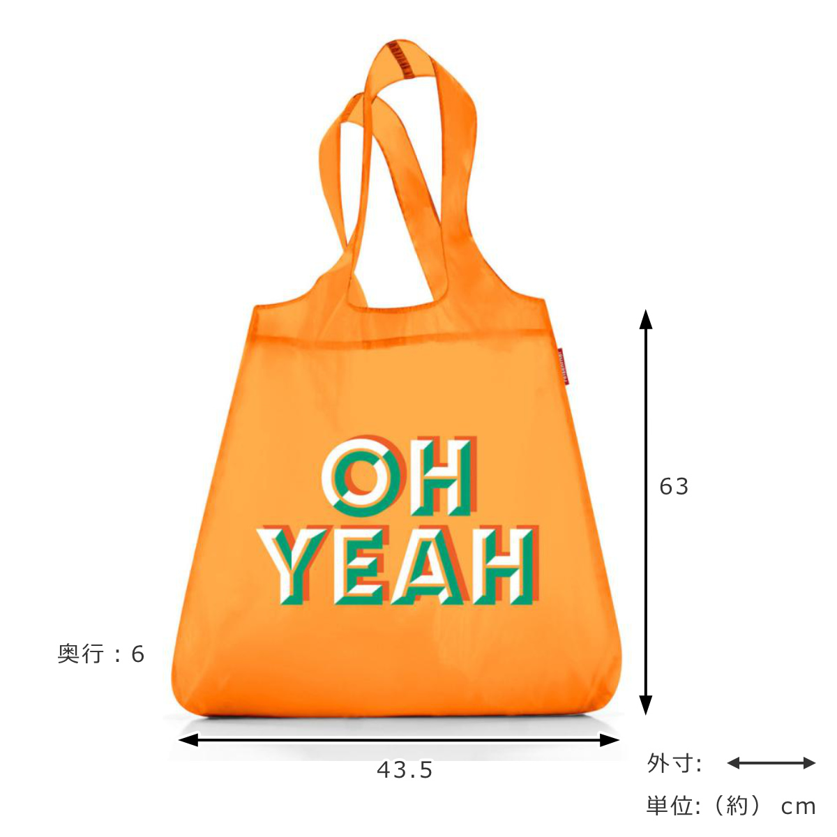 Tele ショッパーバッグ Tele ショッパーバッグ shopper bag 横型 black