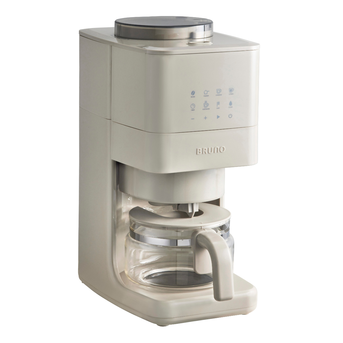 dショッピング |BRUNO 全自動コーヒーメーカー コーン式 ミル付き
