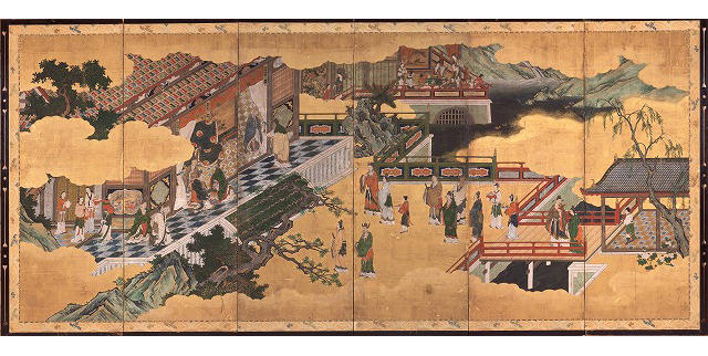 企画展の 屏風絵作品を入替展示しました｜お知らせ｜INAXライブ