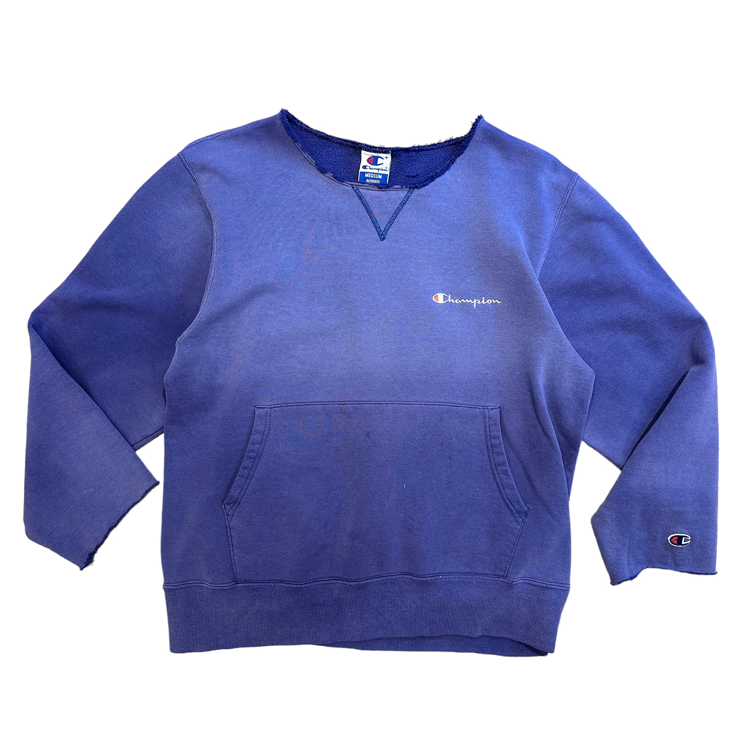 90s 刺繍タグ チャンピオンリバースウィーブ REVERSE WEAVE ダメージ