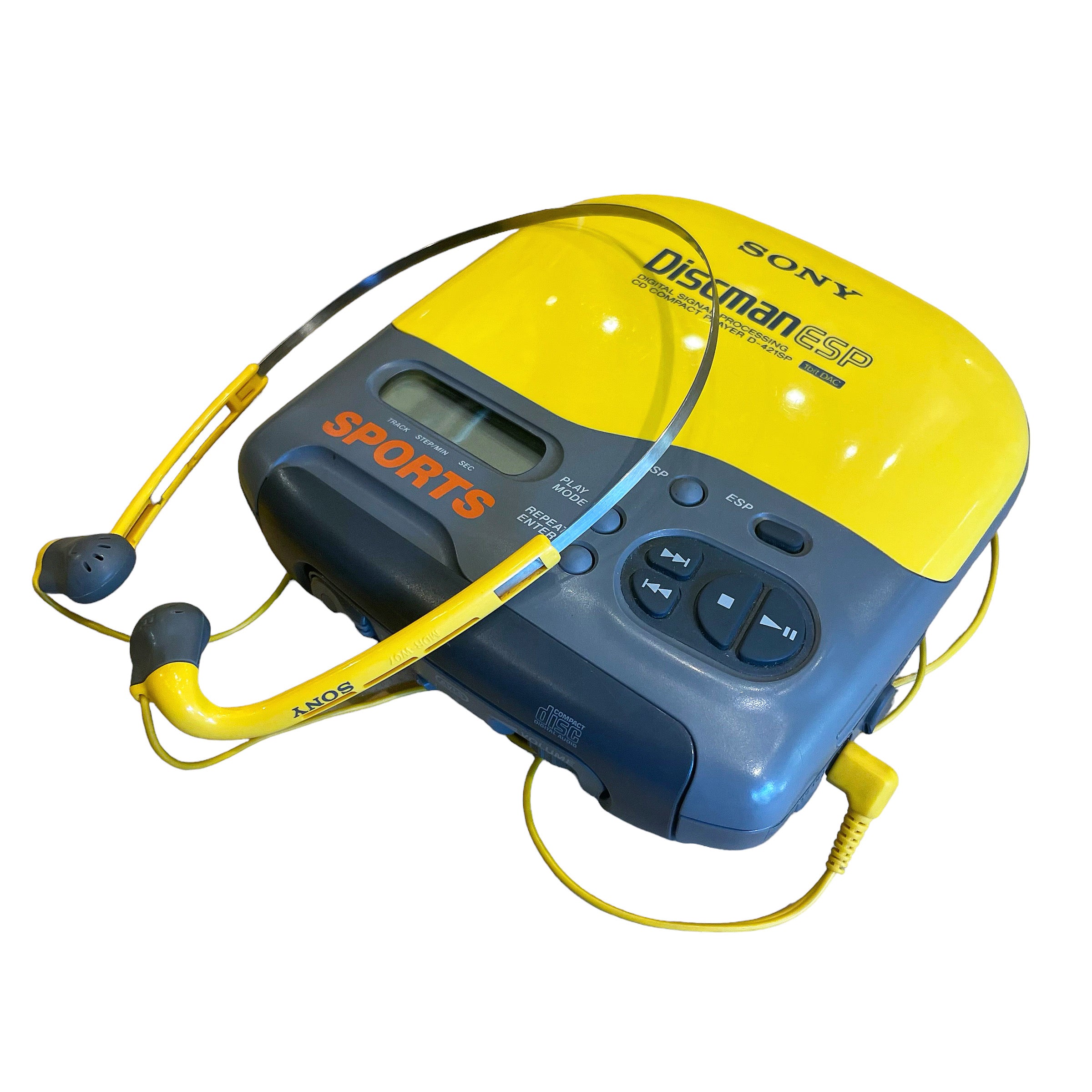 SONY Discman ESP ポータブルCDプレーヤー D-421SP 1996 Sony Sports