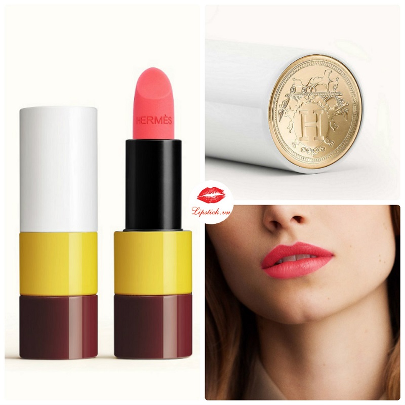 Review Son Hermès Màu 27 Rose Inoui - Hồng San Hô Limited Edition