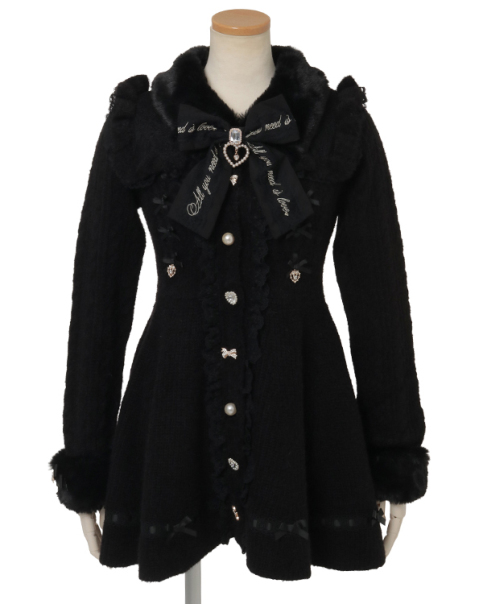 ファーカラーぺプラムカーディガン ｜ LIZ LISA（リズリサ）公式通販