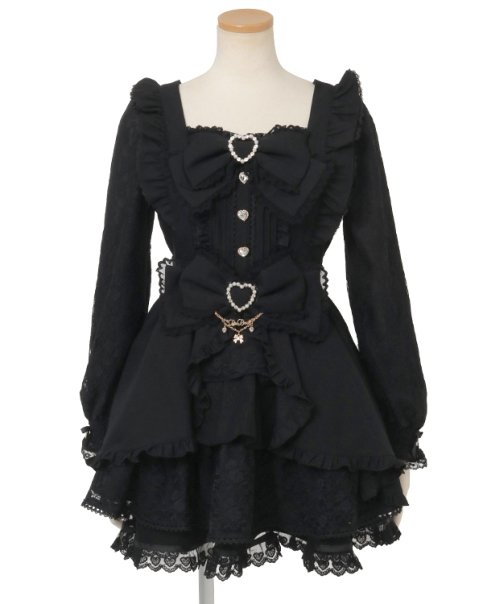 フロントカシュクールBIGリボンセットアップ ｜ LIZ LISA（リズリサ