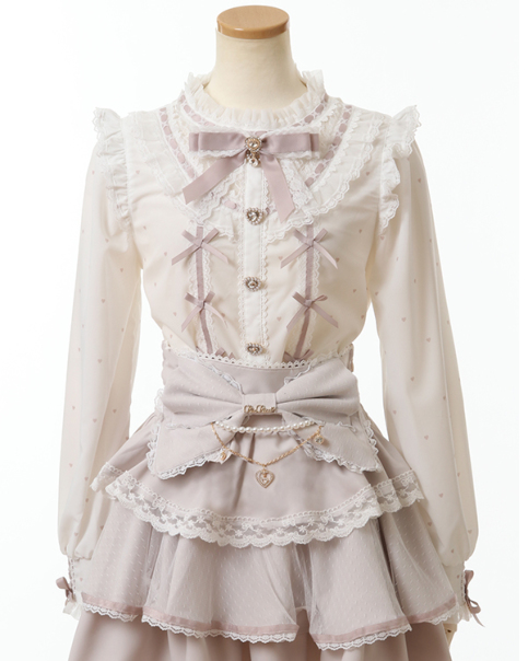 オリジナルハートドットブラウス ｜ LIZ LISA（リズリサ）公式通販