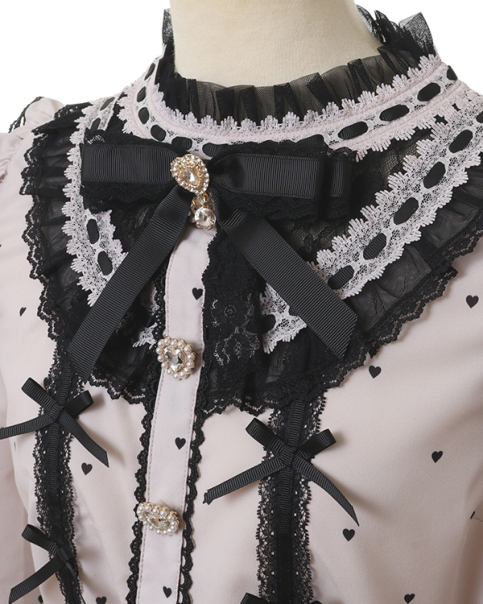 オリジナルハートドットブラウス ｜ LIZ LISA（リズリサ）公式通販