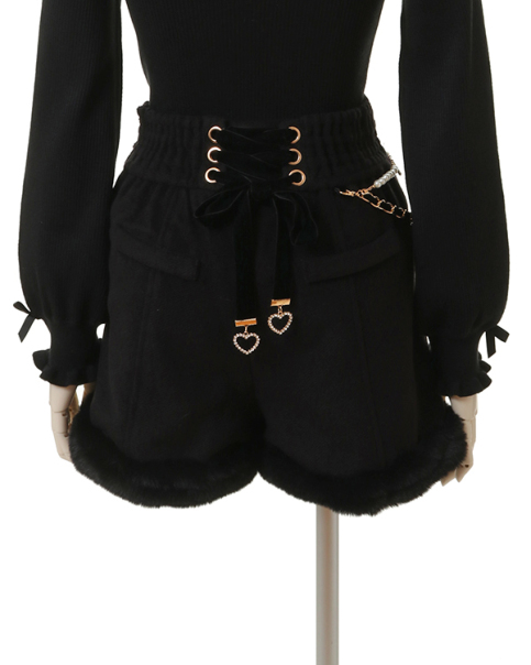 ビジューファーショートパンツ ｜ LIZ LISA（リズリサ）公式通販