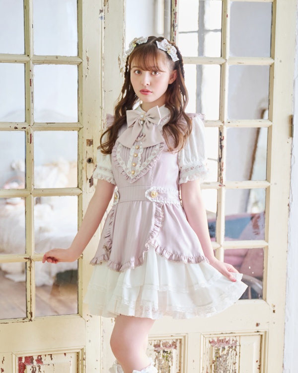 ハートエプロンワンピース ｜ LIZ LISA（リズリサ）公式通販 ｜ Tokyo