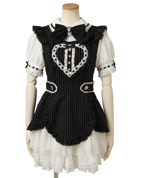 ハートエプロンワンピース ｜ LIZ LISA（リズリサ）公式通販 ｜ Tokyo