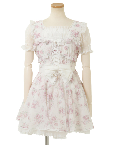 ローズリボンシフォンワンピース ｜ LIZ LISA（リズリサ）公式通販