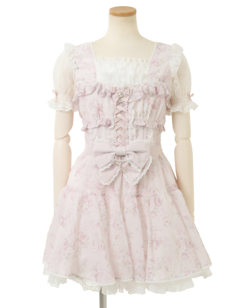 ローズリボンシフォンワンピース ｜ LIZ LISA（リズリサ）公式通販