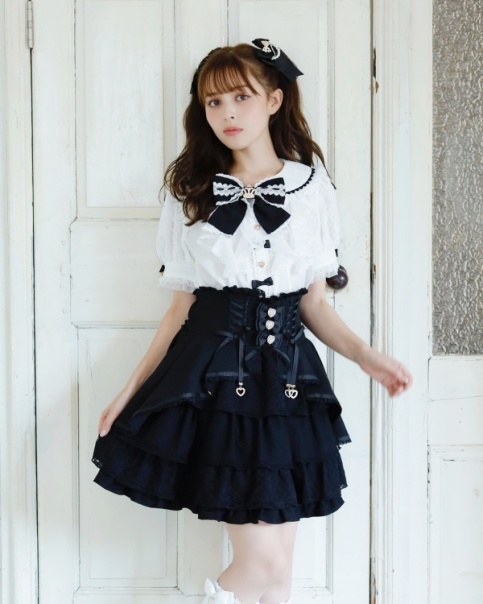 フロントカシュクールスカート ｜ LIZ LISA（リズリサ）公式通販