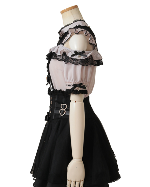 3つリボンフロントチョーカーブラウス ｜ LIZ LISA（リズリサ）公式